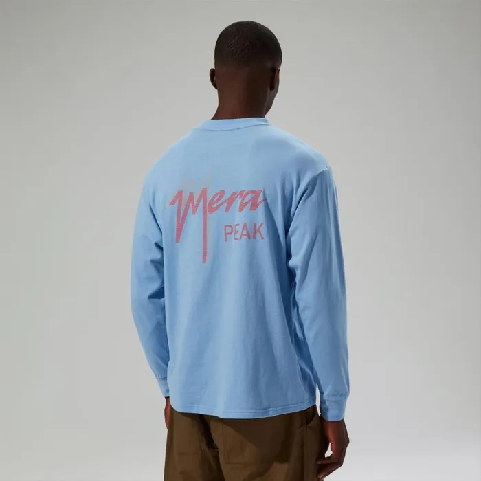 Berghaus TShirts Mera Peak Long Sleeve TShirt 8211 Blue 8211 MenWomen Berghaus TShirts Mera Peak Long Sleeve TShirt 8211 Blue 8211 MenWomen