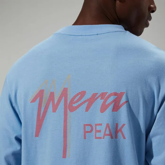 Berghaus TShirts Mera Peak Long Sleeve TShirt 8211 Blue 8211 MenWomen Berghaus TShirts Mera Peak Long Sleeve TShirt 8211 Blue 8211 MenWomen