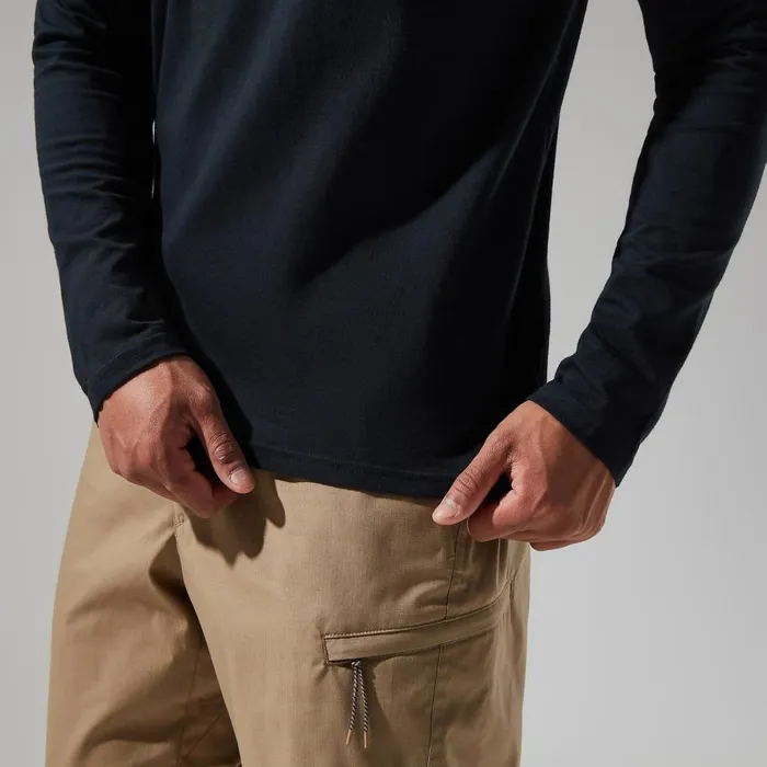 Berghaus TShirts Organic Big Logo Long Sleeve Tee Black 8211 Men Berghaus TShirts Organic Big Logo Long Sleeve Tee Black 8211 Men