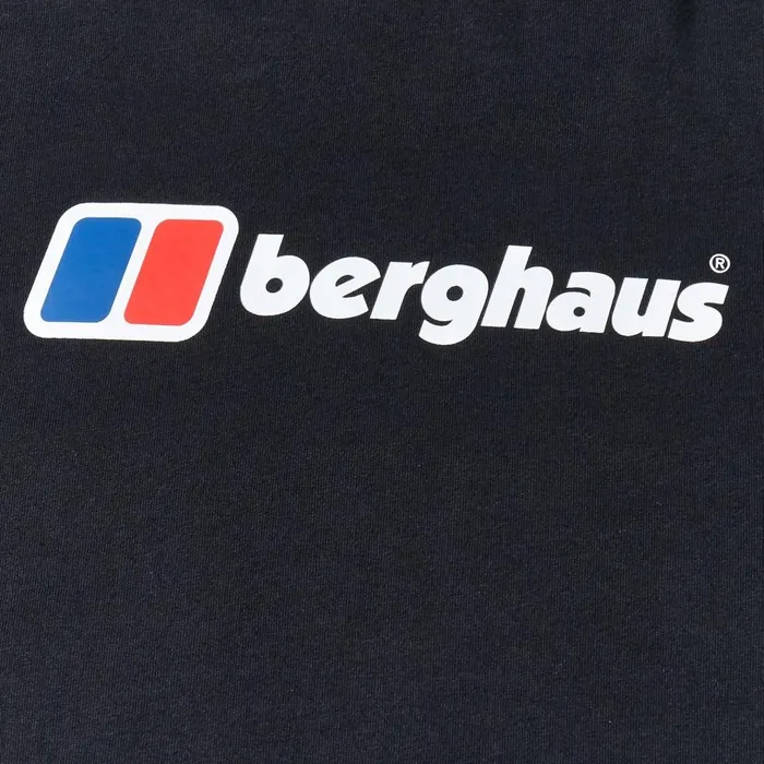 Berghaus TShirts Organic Big Logo Long Sleeve Tee Black 8211 Men Berghaus TShirts Organic Big Logo Long Sleeve Tee Black 8211 Men