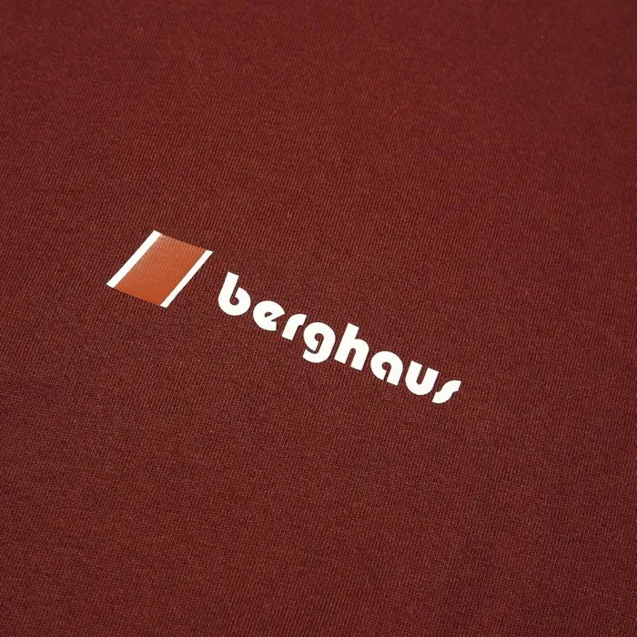 Berghaus TShirts Orginal Heritage FandB Logo TShirt 8211 Dark Brown 8211 MenWomen