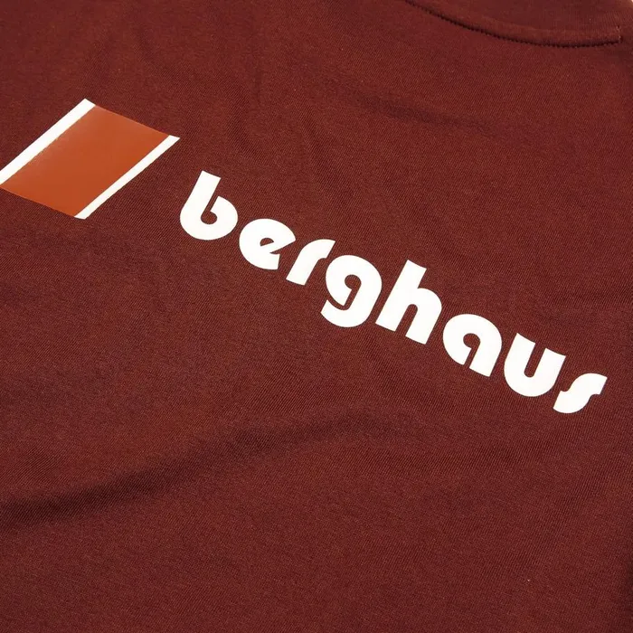 Berghaus TShirts Orginal Heritage FandB Logo TShirt 8211 Dark Brown 8211 MenWomen