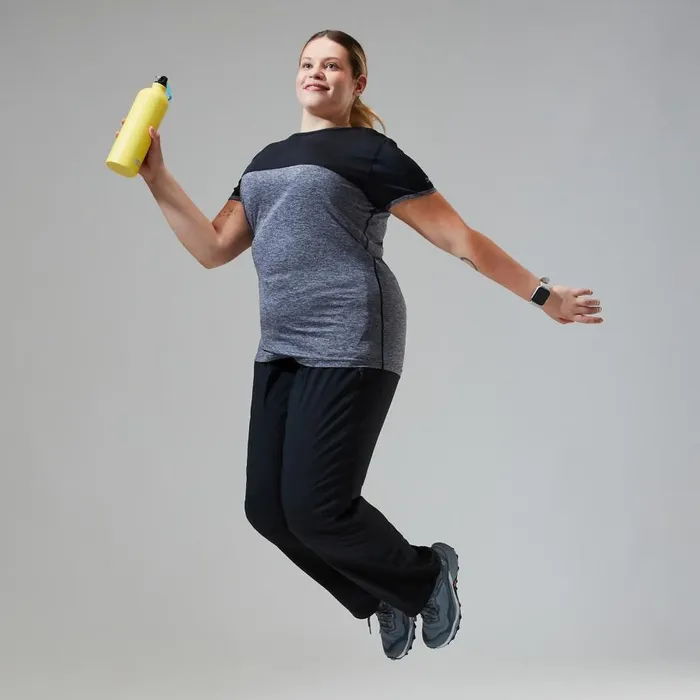 Berghaus TShirts Voyager Tech Tee Short Sleeve Crew 8211 Dark Grey Black 8211 Women Berghaus TShirts Voyager Tech Tee Short Sleeve Crew 8211 Dark Grey Black 8211 Women