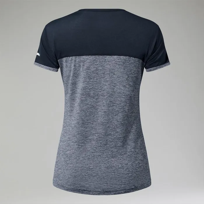 Berghaus TShirts Voyager Tech Tee Short Sleeve Crew 8211 Dark Grey Black 8211 Women