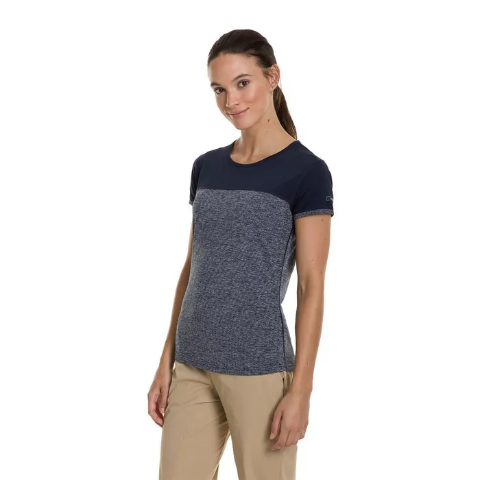 Berghaus TShirts Voyager Tech Tee SS Crew 8211 Blue 8211 Women Berghaus TShirts Voyager Tech Tee SS Crew 8211 Blue 8211 Women