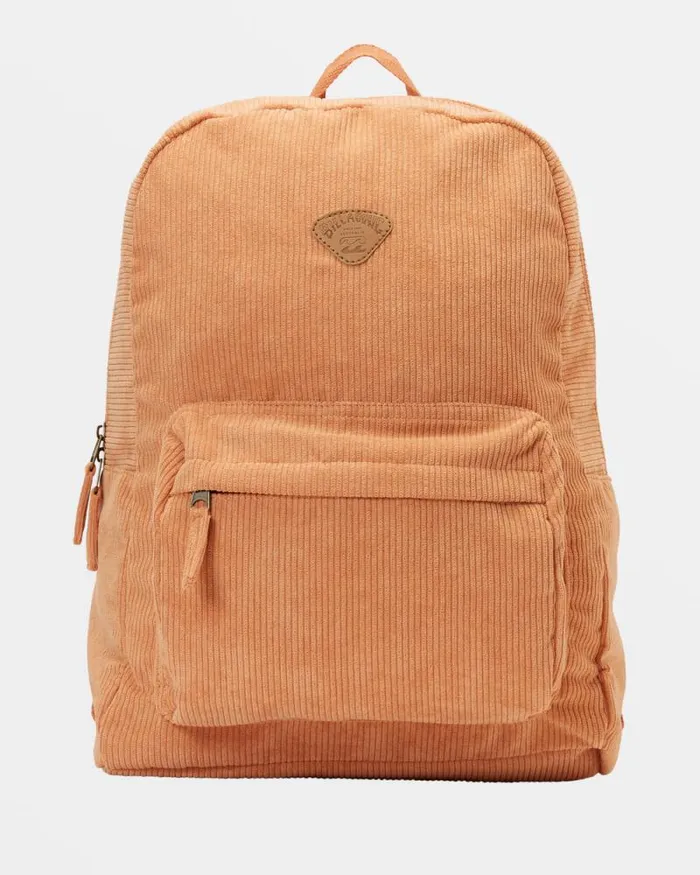 Billabong Backpacks Schools Out Corduroy Backpack Baked Clay 8211 Women
