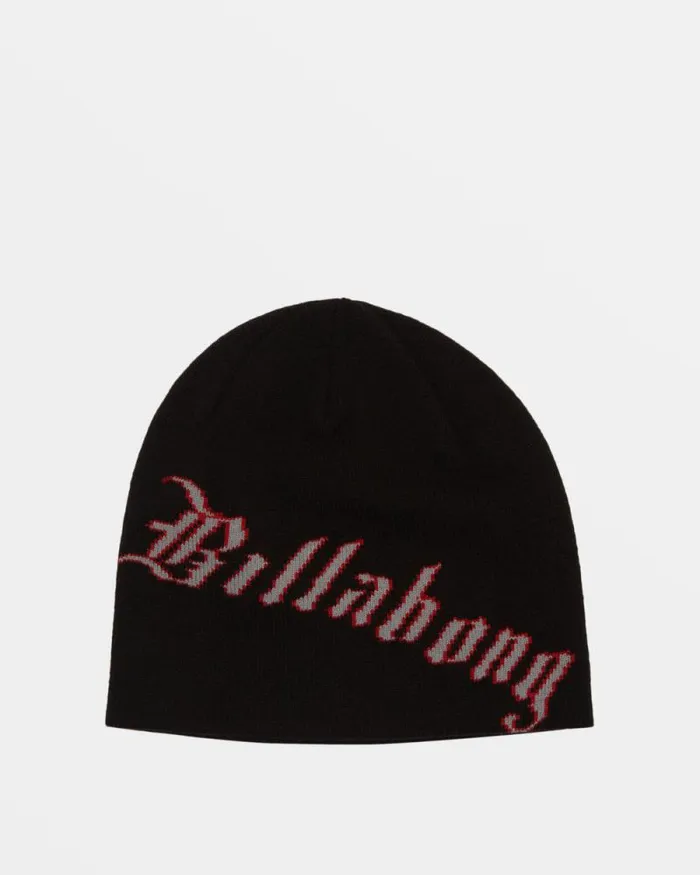 Billabong Beanies and Hats Immortal Skull Fit Beanie Black 8211 Men