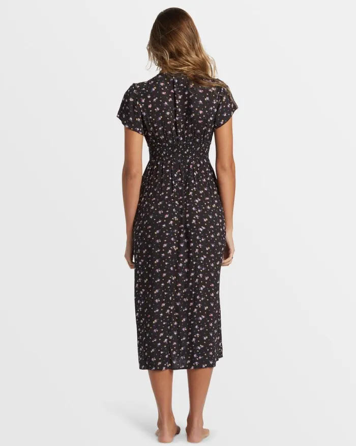 Billabong Dresses Morning Sky Midi Dress Black Sands 8211 Women Billabong Dresses Morning Sky Midi Dress Black Sands 8211 Women