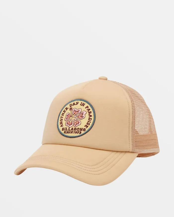 Billabong Hats and Beanies Across Waves Trucker Hat Khaki 8211 Women Billabong Hats and Beanies Across Waves Trucker Hat Khaki 8211 Women