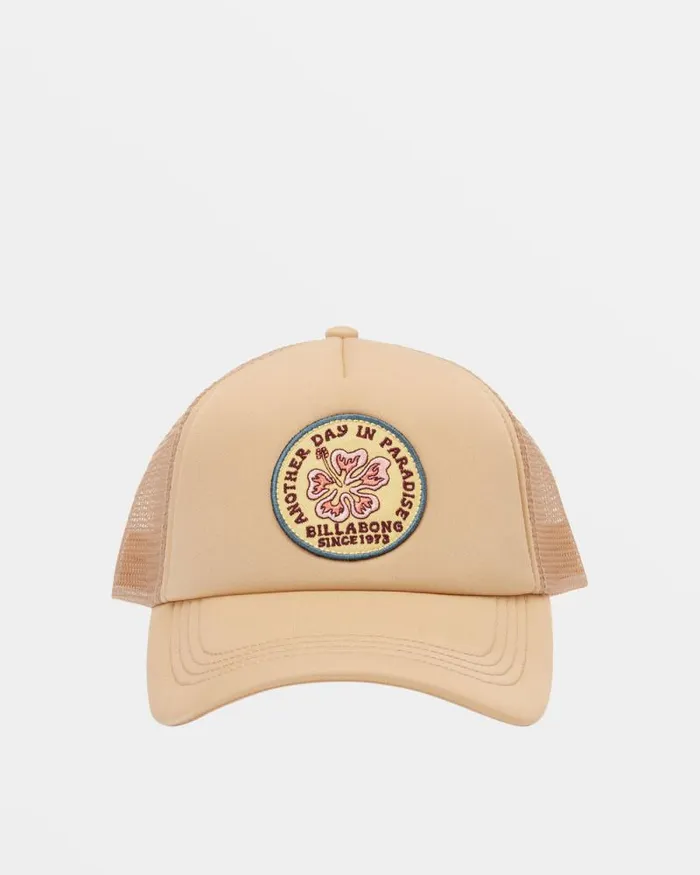 Billabong Hats and Beanies Across Waves Trucker Hat Khaki 8211 Women Billabong Hats and Beanies Across Waves Trucker Hat Khaki 8211 Women