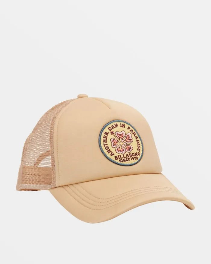 Billabong Hats and Beanies Across Waves Trucker Hat Khaki 8211 Women Billabong Hats and Beanies Across Waves Trucker Hat Khaki 8211 Women