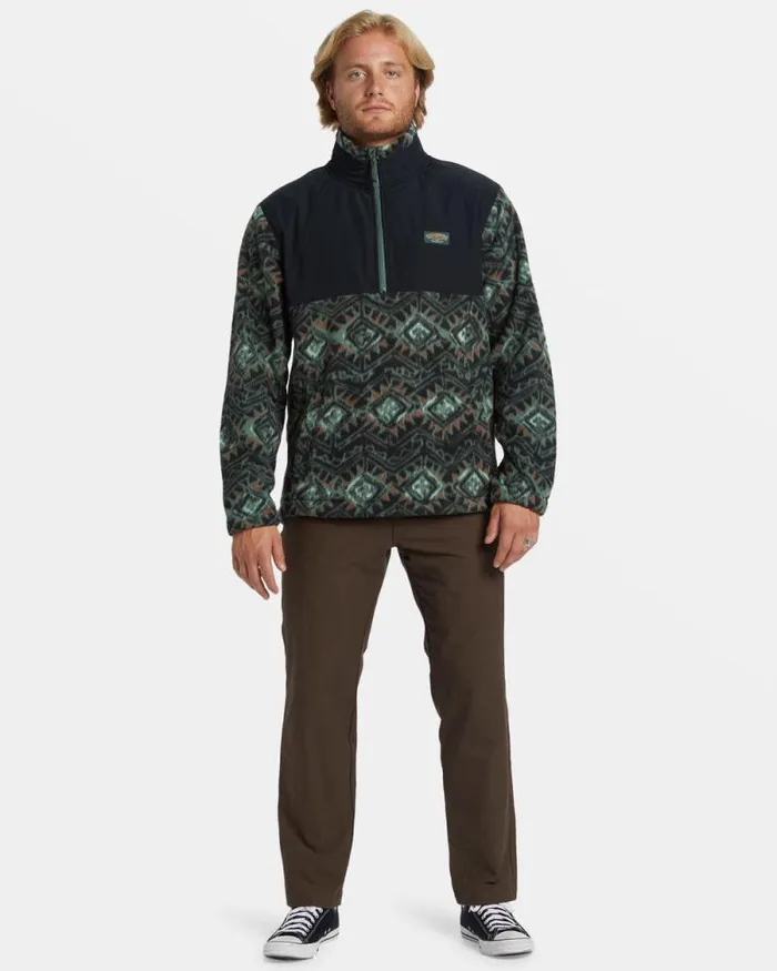 Billabong Hoodies and Fleece Boundary Reissue Polar Fleece Half Zip Pullover Black 8211 Men Billabong Hoodies and Fleece Boundary Reissue Polar Fleece Half Zip Pullover Black 8211 Men