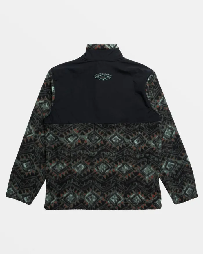 Billabong Hoodies and Fleece Boundary Reissue Polar Fleece Half Zip Pullover Black 8211 Men Billabong Hoodies and Fleece Boundary Reissue Polar Fleece Half Zip Pullover Black 8211 Men