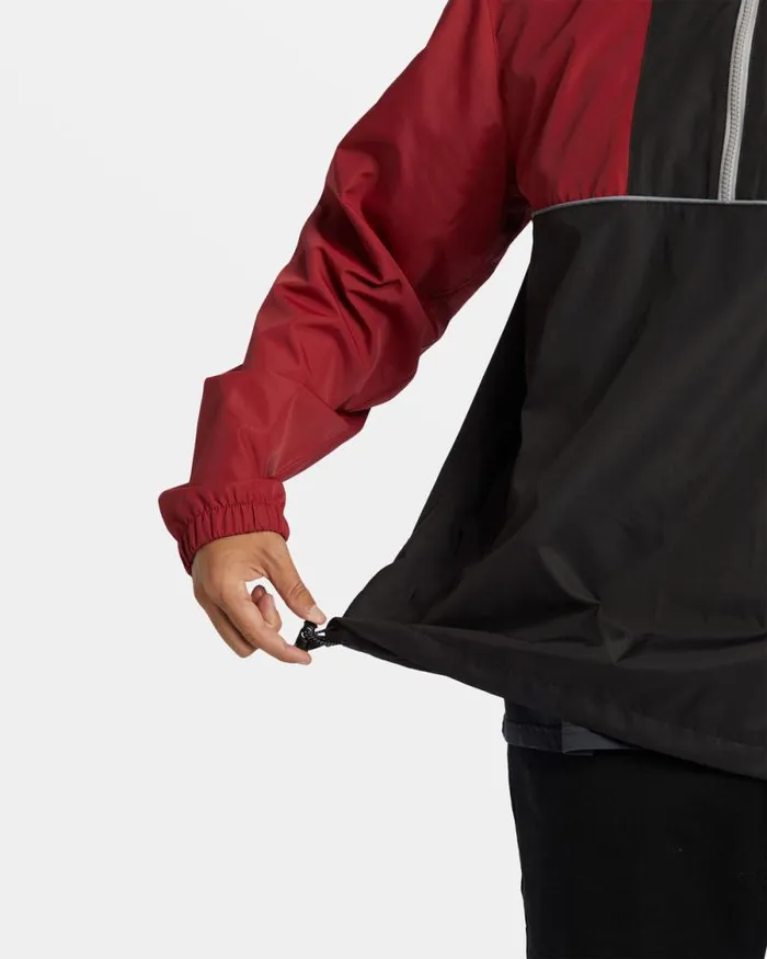 Billabong Jackets Spec 73 Windswell HalfZip Windbreaker Dusty Red 8211 Men Billabong Jackets Spec 73 Windswell HalfZip Windbreaker Dusty Red 8211 Men