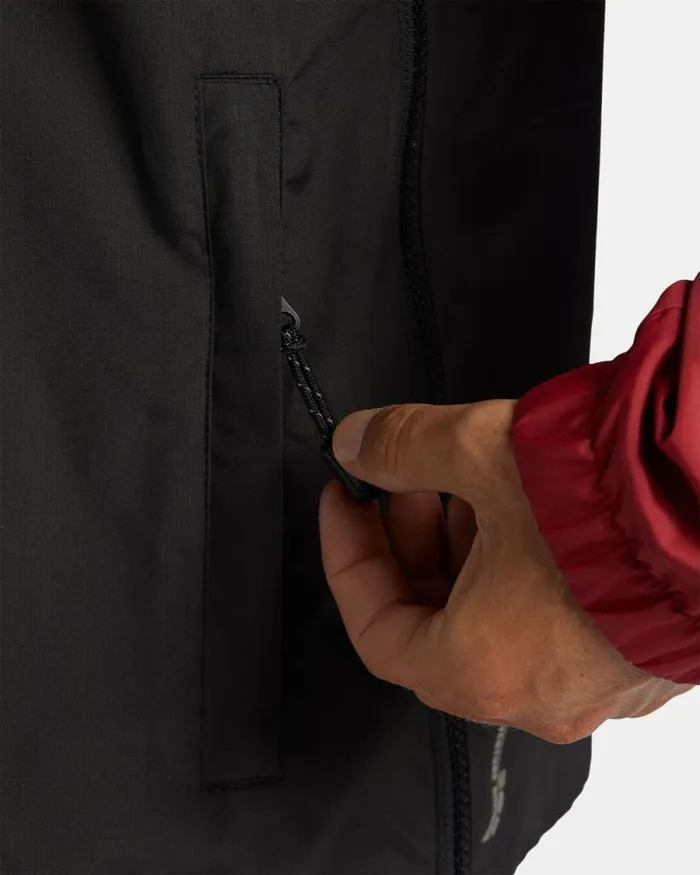 Billabong Jackets Spec 73 Windswell HalfZip Windbreaker Dusty Red 8211 Men Billabong Jackets Spec 73 Windswell HalfZip Windbreaker Dusty Red 8211 Men