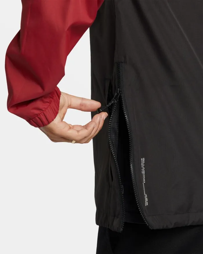 Billabong Jackets Spec 73 Windswell HalfZip Windbreaker Dusty Red 8211 Men Billabong Jackets Spec 73 Windswell HalfZip Windbreaker Dusty Red 8211 Men