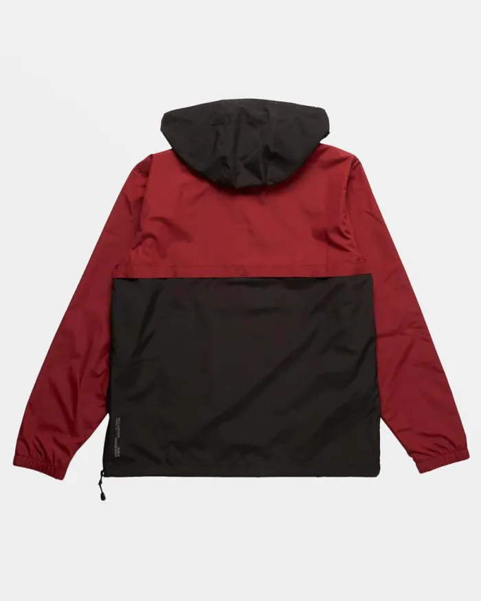 Billabong Jackets Spec 73 Windswell HalfZip Windbreaker Dusty Red 8211 Men Billabong Jackets Spec 73 Windswell HalfZip Windbreaker Dusty Red 8211 Men