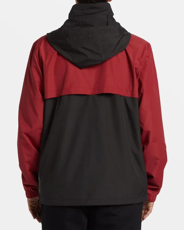 Billabong Jackets Spec 73 Windswell HalfZip Windbreaker Dusty Red 8211 Men Billabong Jackets Spec 73 Windswell HalfZip Windbreaker Dusty Red 8211 Men
