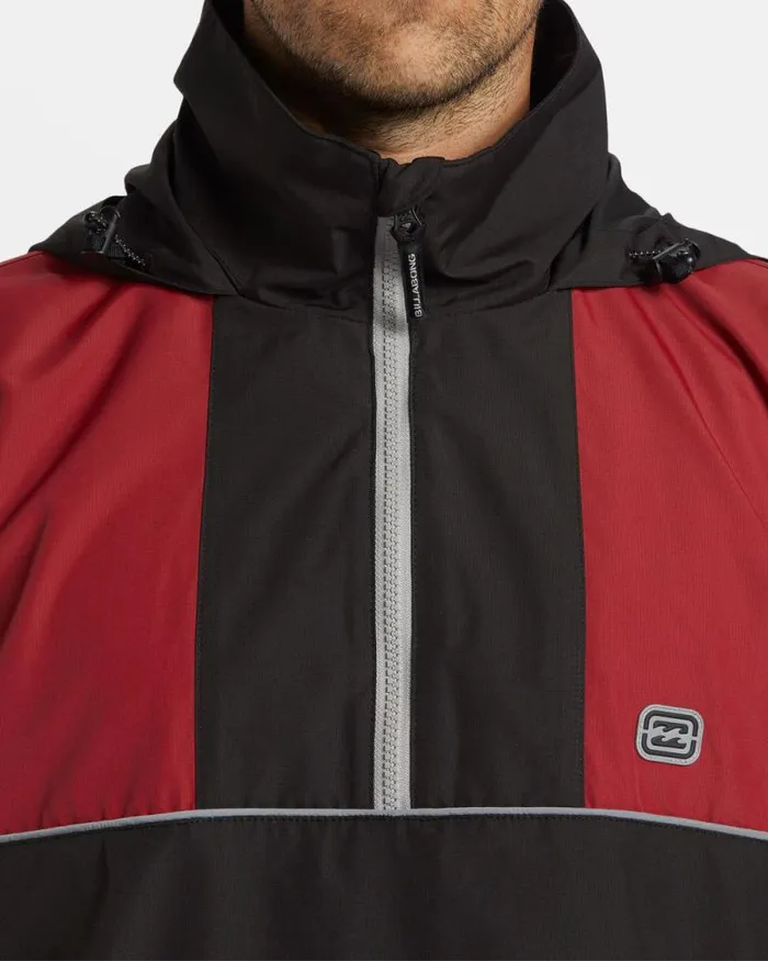 Billabong Jackets Spec 73 Windswell HalfZip Windbreaker Dusty Red 8211 Men Billabong Jackets Spec 73 Windswell HalfZip Windbreaker Dusty Red 8211 Men