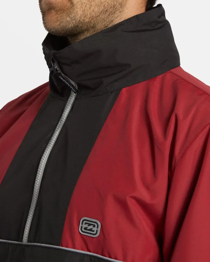 Billabong Jackets Spec 73 Windswell HalfZip Windbreaker Dusty Red 8211 Men Billabong Jackets Spec 73 Windswell HalfZip Windbreaker Dusty Red 8211 Men