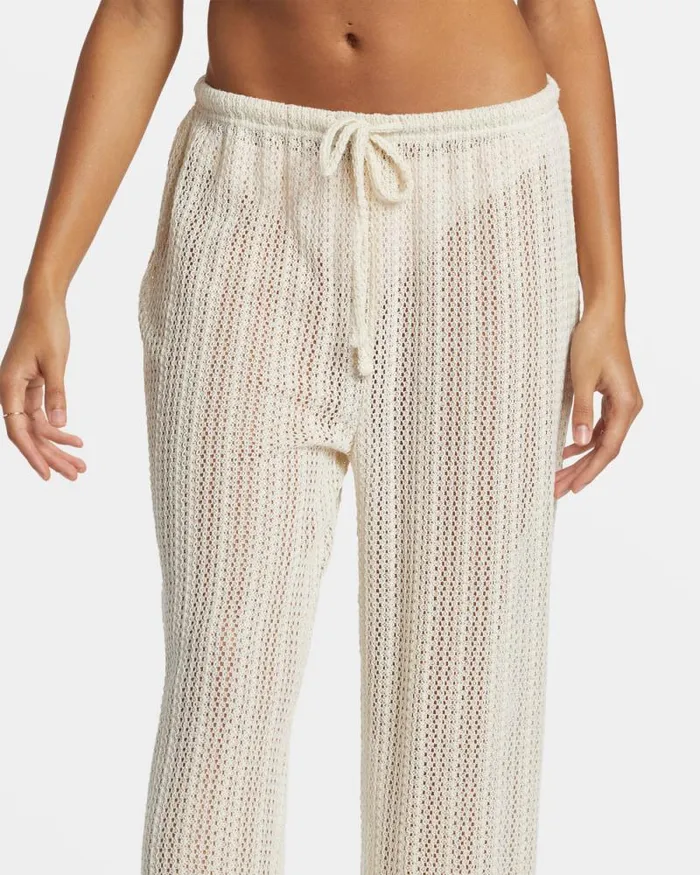 Billabong Jeans and Pants Largo Beach Pant Cover Up Salt Crystal 8211 Women Billabong Jeans and Pants Largo Beach Pant Cover Up Salt Crystal 8211 Women