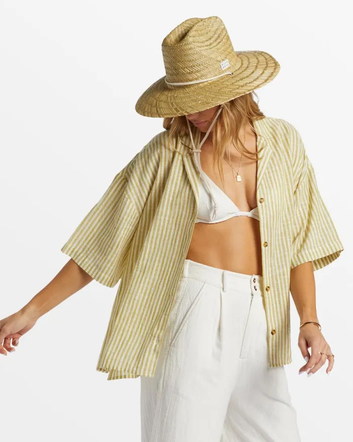 Billabong Matching Sets Beach Side Oversized Short Sleeve Shirt Moss Joy 8211 Women Billabong Matching Sets Beach Side Oversized Short Sleeve Shirt Moss Joy 8211 Women