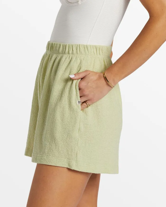 Billabong Matching Sets Harbor Elastic Waist Shorts Light Avocado 8211 Women Billabong Matching Sets Harbor Elastic Waist Shorts Light Avocado 8211 Women