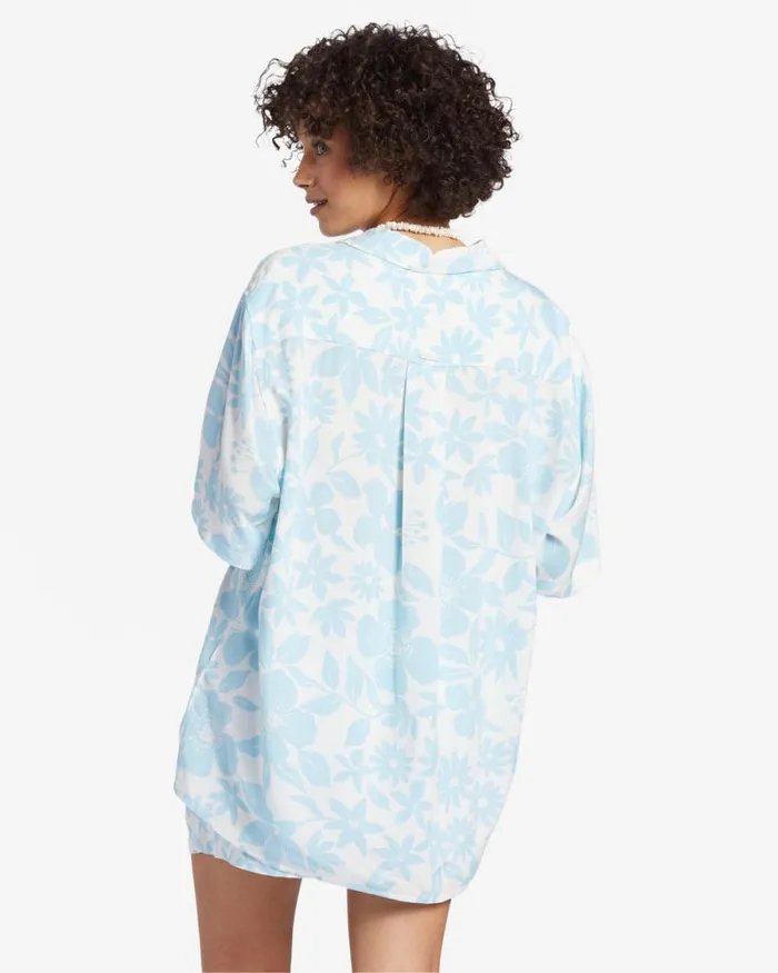 Billabong Matching Sets On Vacation Shirt Bliss Blue 8211 Women Billabong Matching Sets On Vacation Shirt Bliss Blue 8211 Women