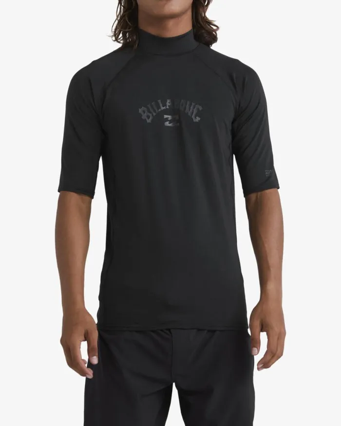 Billabong Rashguards and Surf Tees Arch Wave Performance Fit Tee Black 8211 Men Billabong Rashguards and Surf Tees Arch Wave Performance Fit Tee Black 8211 Men