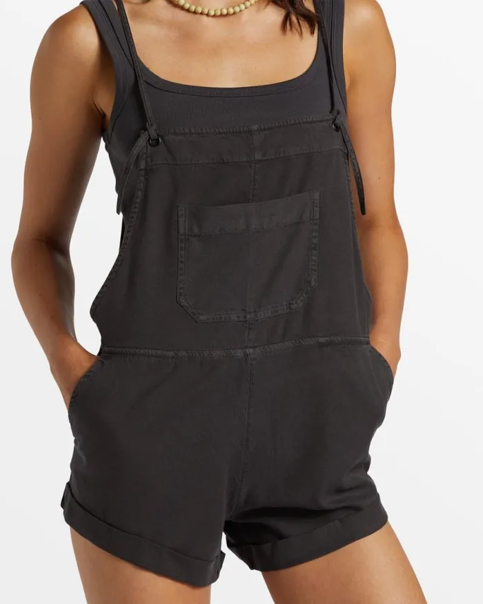 Billabong Rompers and Jumpsuits Wild Pursuit Romper Off Black 8211 Women Billabong Rompers and Jumpsuits Wild Pursuit Romper Off Black 8211 Women