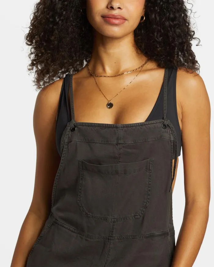 Billabong Rompers and Jumpsuits Wild Pursuit Romper Off Black 8211 Women Billabong Rompers and Jumpsuits Wild Pursuit Romper Off Black 8211 Women