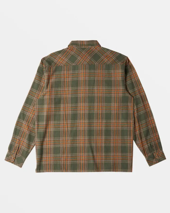 Billabong Shirts Offshore Long Sleeve Flannel Shirt Fern 8211 Men Billabong Shirts Offshore Long Sleeve Flannel Shirt Fern 8211 Men