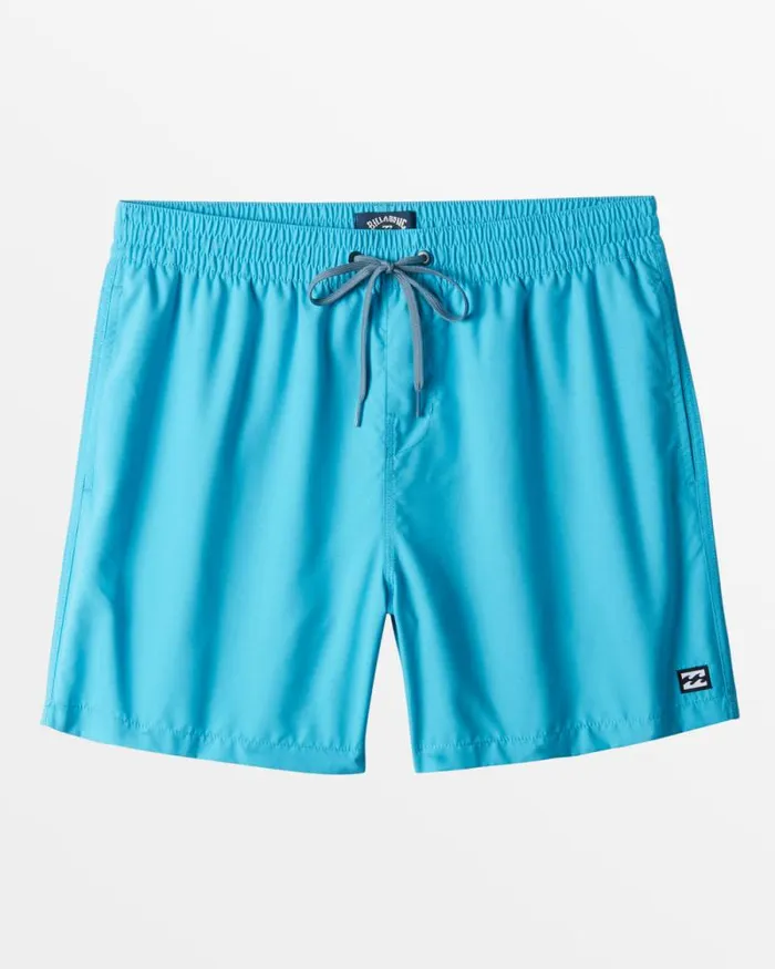 Billabong Shorts All Day Layback 16034 Swim Trunks Cyan 8211 Men