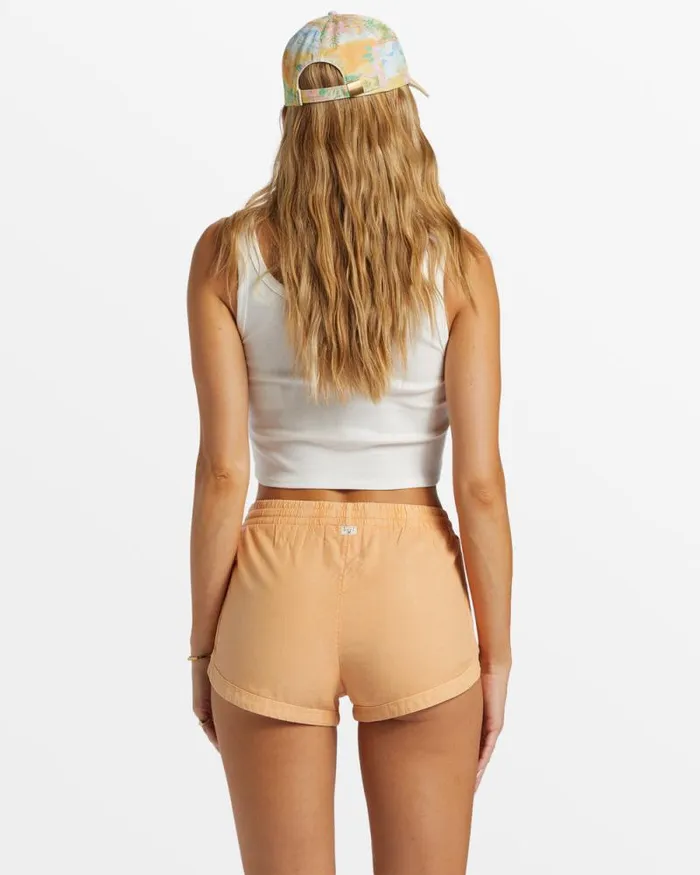 Billabong Shorts Road Trippin Elastic Waist Shorts Tangy Peach 8211 Women Billabong Shorts Road Trippin Elastic Waist Shorts Tangy Peach 8211 Women