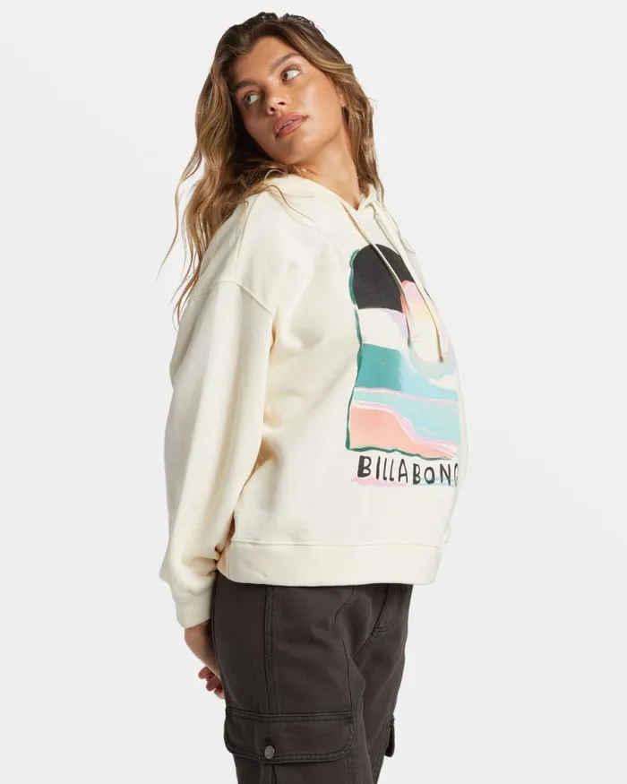 Billabong Sweatshirts and Fleece Keep It Up Hoodie White Cap 8211 Women Billabong Sweatshirts and Fleece Keep It Up Hoodie White Cap 8211 Women
