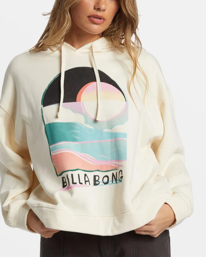 Billabong Sweatshirts and Fleece Keep It Up Hoodie White Cap 8211 Women Billabong Sweatshirts and Fleece Keep It Up Hoodie White Cap 8211 Women