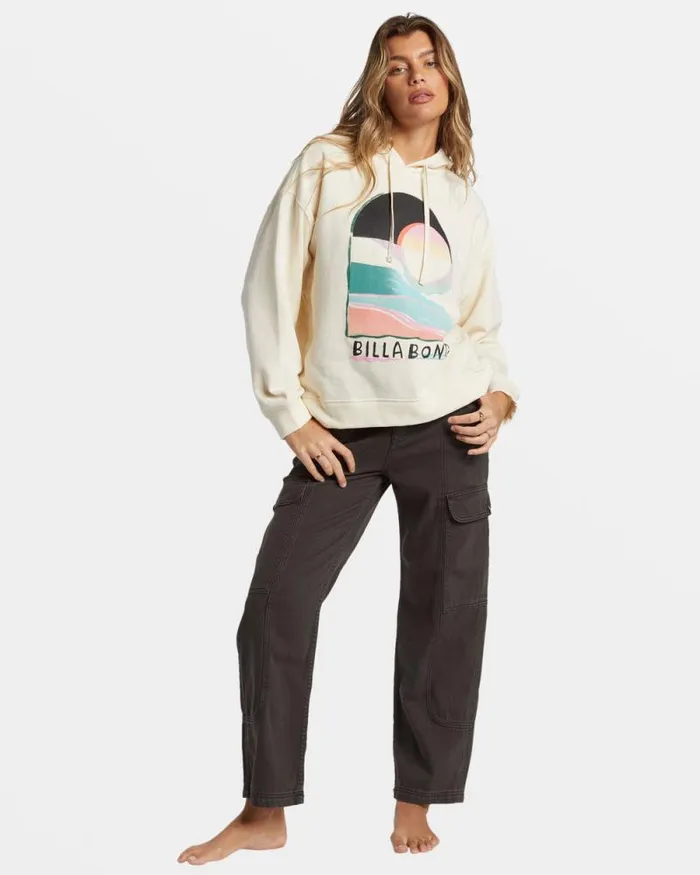 Billabong Sweatshirts and Fleece Keep It Up Hoodie White Cap 8211 Women Billabong Sweatshirts and Fleece Keep It Up Hoodie White Cap 8211 Women