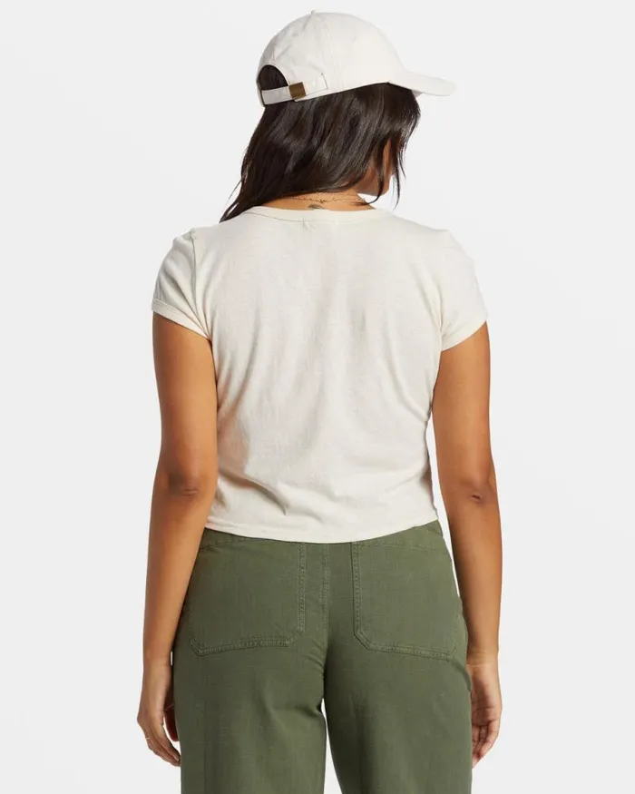 Billabong Tops Daily TShirt Whitecap 8211 Women Billabong Tops Daily TShirt Whitecap 8211 Women