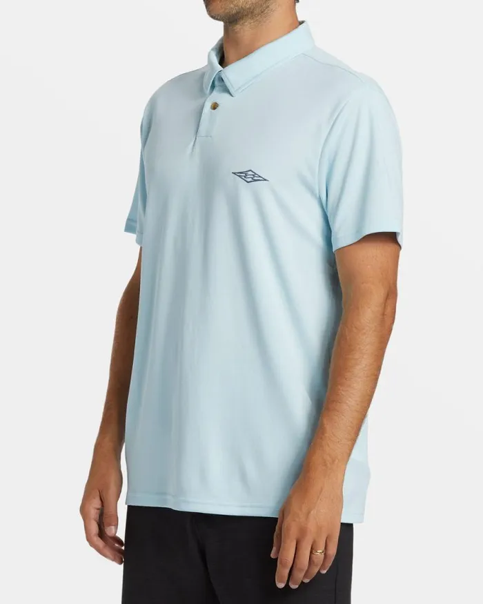 Billabong Wave Washed Essentials Offshore Short Sleeve Polo Tshirt Coastal 8211 Men Billabong Wave Washed Essentials Offshore Short Sleeve Polo Tshirt Coastal 8211 Men
