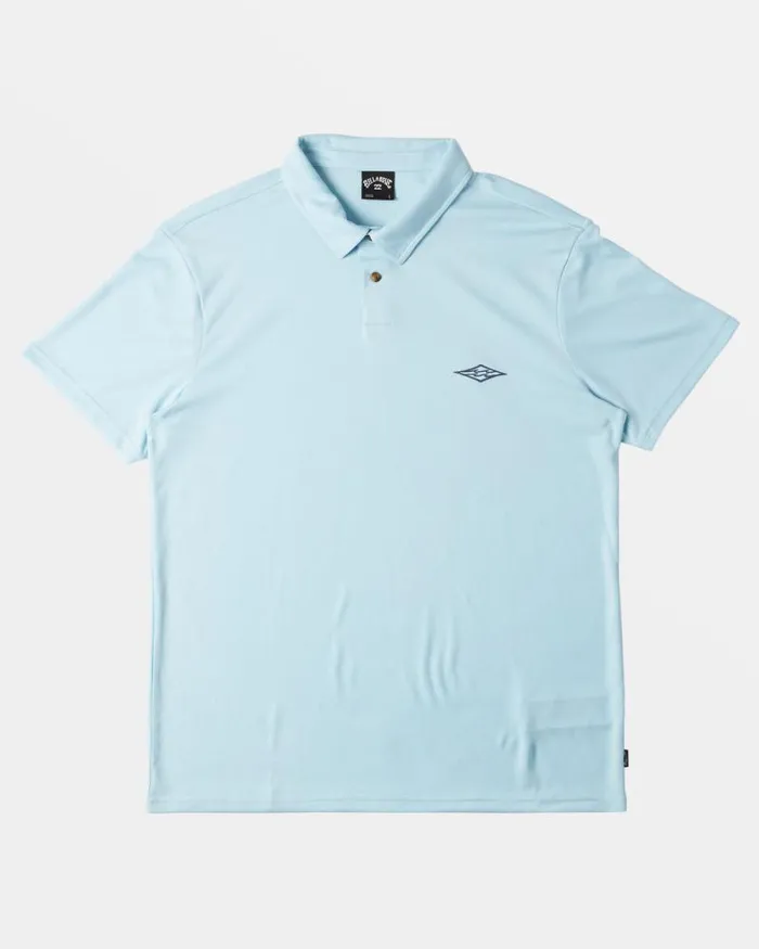 Billabong Wave Washed Essentials Offshore Short Sleeve Polo Tshirt Coastal 8211 Men Billabong Wave Washed Essentials Offshore Short Sleeve Polo Tshirt Coastal 8211 Men