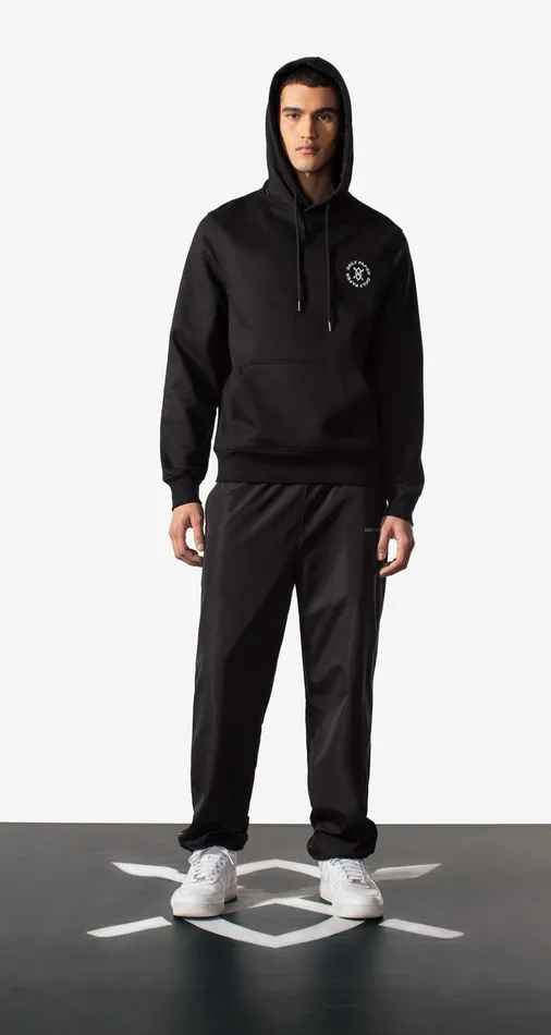 Black Circle Hoody Black Men Daily Paper Hoodies and Sweaters