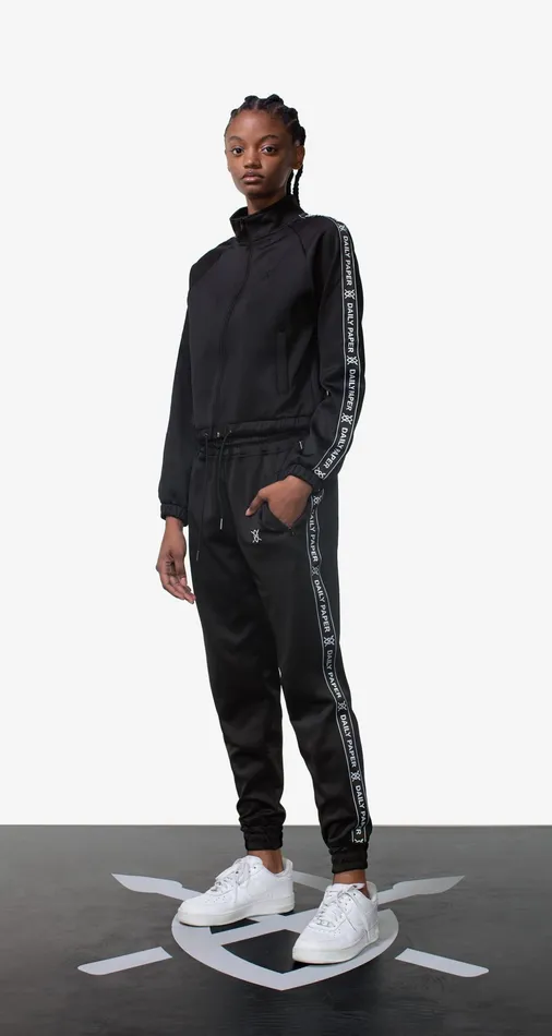Black Etape Track Pants Black Men Daily Paper Trousers