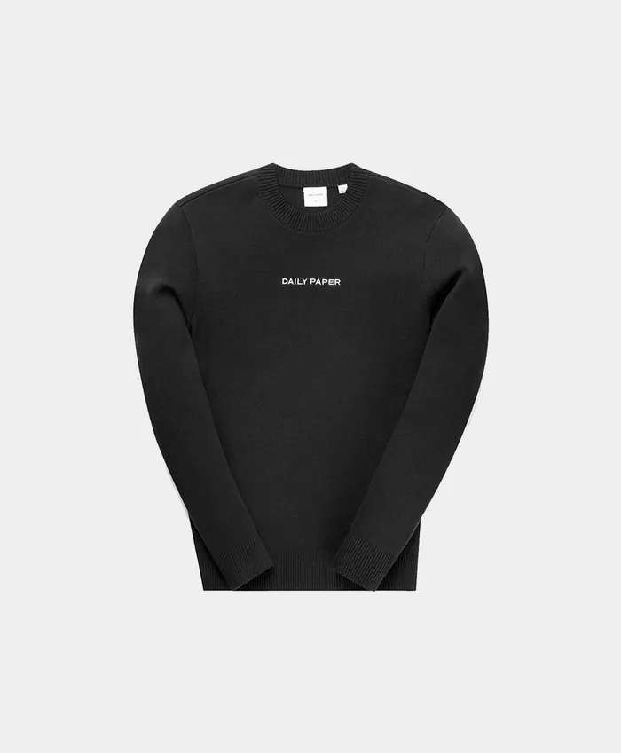 Black Etype Knit Sweater Men Daily Paper Knitwear