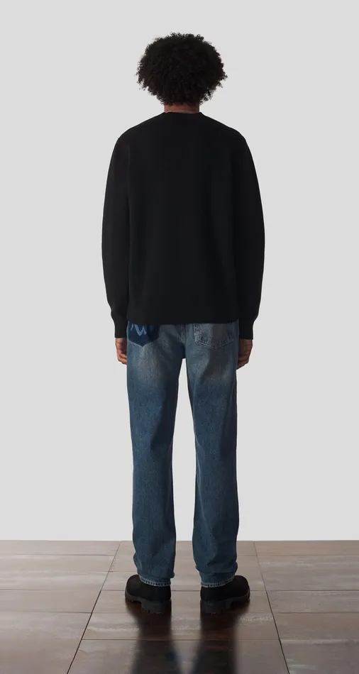 Black Etype Knit Sweater Men Daily Paper Knitwear