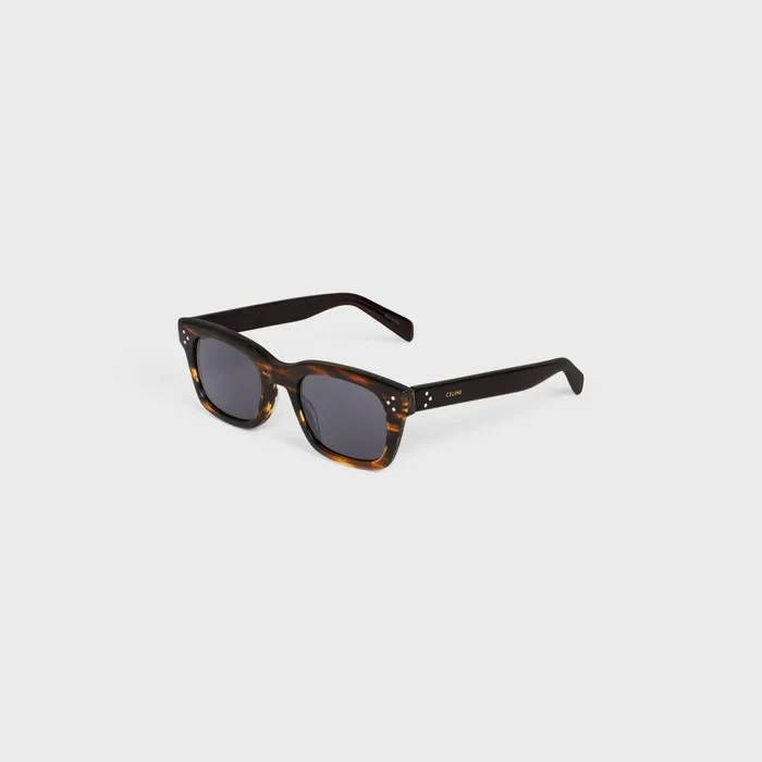 Black Frame 41 Sunglasses In Acetate Striped Havana Men CELINE SUNGLASSES Black Frame 41 Sunglasses In Acetate Striped Havana Men CELINE SUNGLASSES