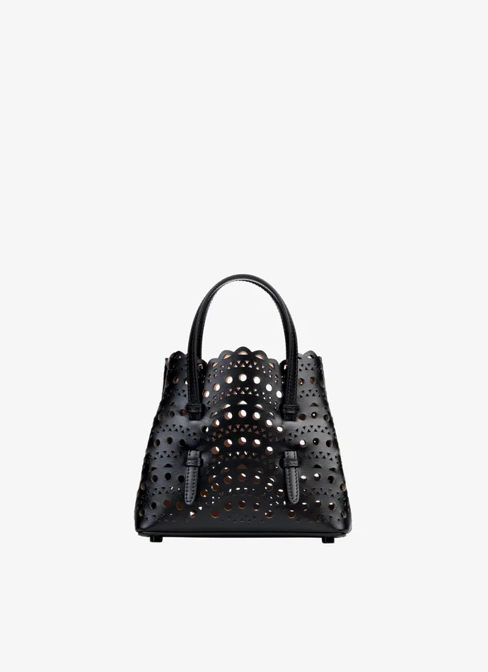 Black Mina 16 Bag In Vienne Wave Lux Calfskin Women Alaa Le Mina Black Mina 16 Bag In Vienne Wave Lux Calfskin Women Alaa Le Mina