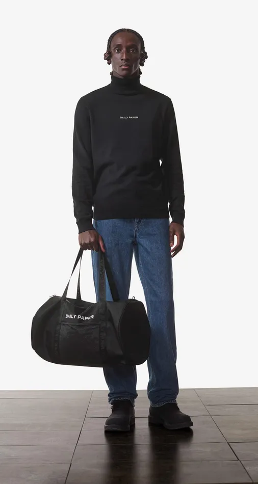 Black Nedidi Sweater Men Daily Paper Hoodies and Sweaters