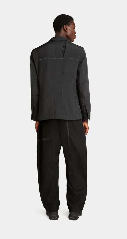 Black Oversized Riasat Pants Men Daily Paper Trousers