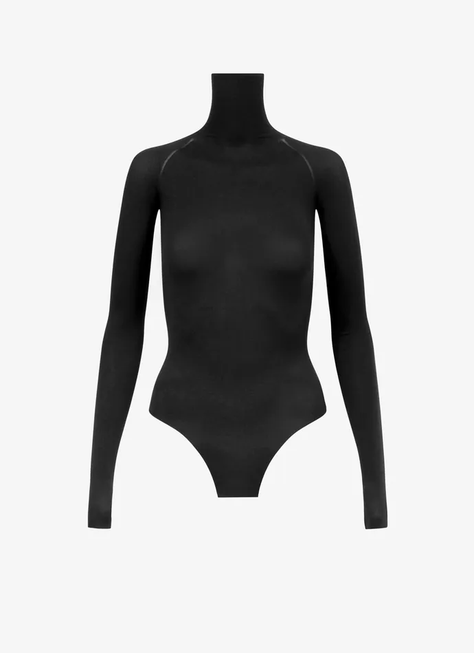 Black SECOND SKIN BODY Women Alaa Bodysuits and Leggings