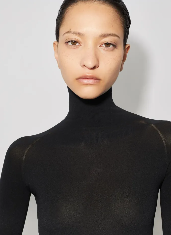 Black SECOND SKIN BODY Women Alaa Bodysuits and Leggings